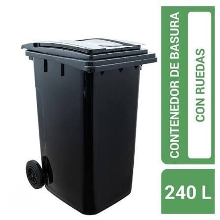 Basurero 2 ruedas 240 Litros