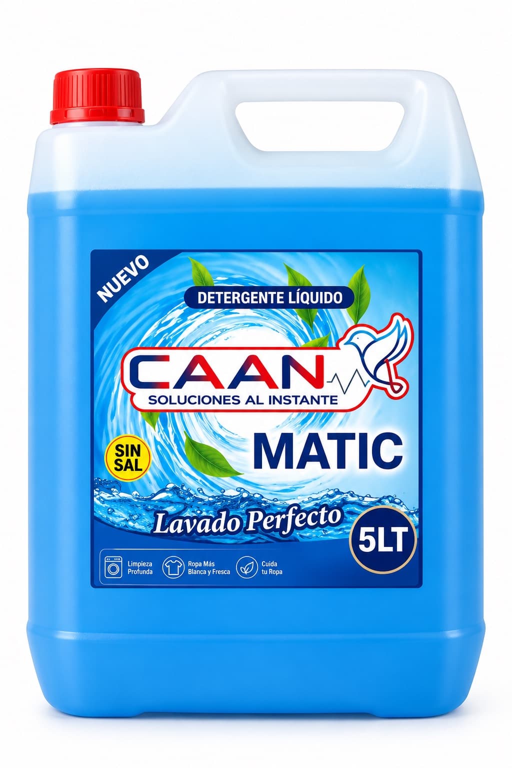 Detergente Caan Matic 5 Litros