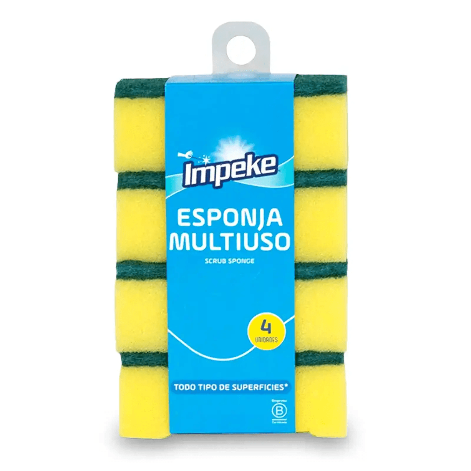 Esponja lisa multiuso impeke