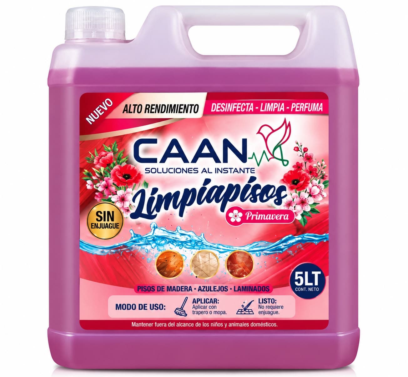 Limpiapisos 5 Litros Caan Primavera