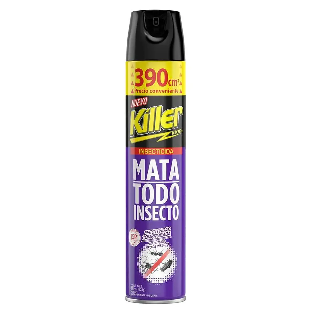 Insecticida Killer mata todo insecto 390cc