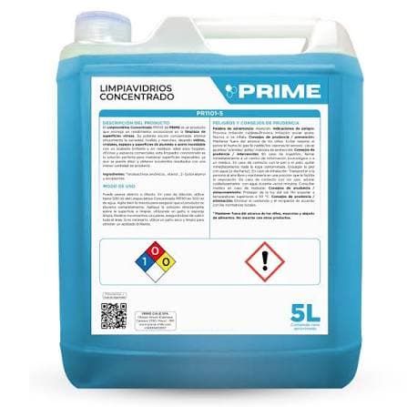 Limpiavidrios Concentrado Prime 5 Litros