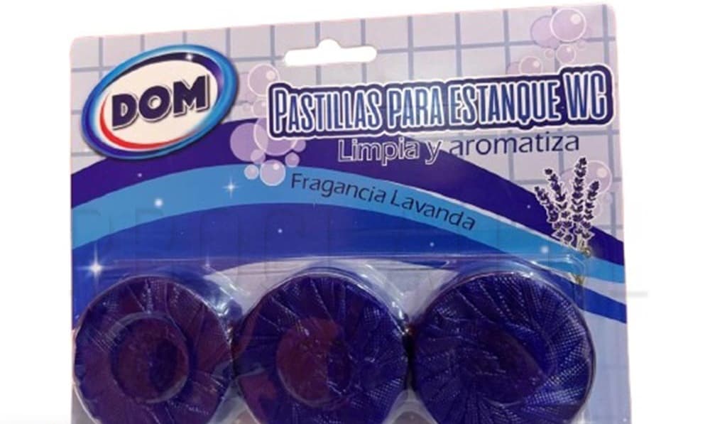 Pastilla azul WC DOM