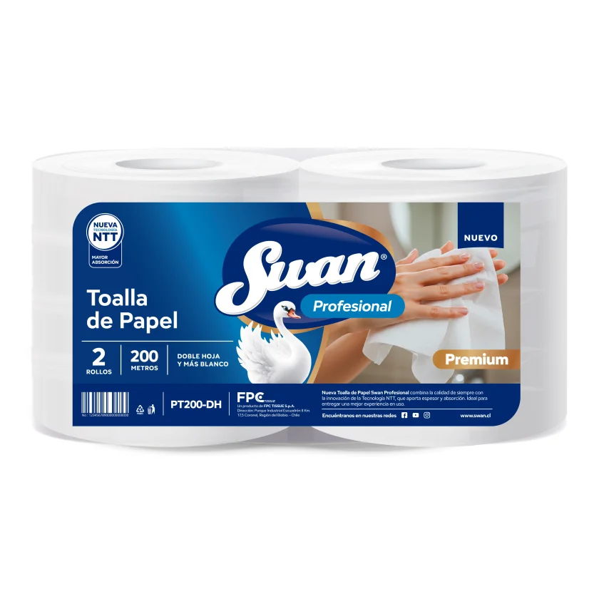Toalla interfoliada doble hoja Swam doble hoja 2x200 metros