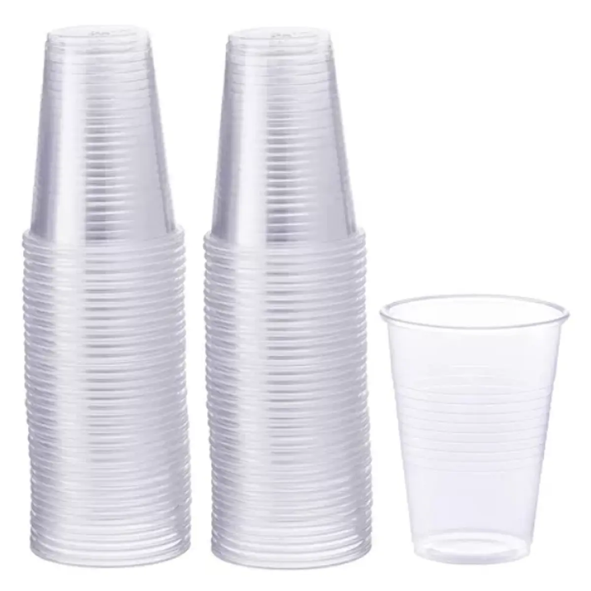 Vaso plastico transparente
